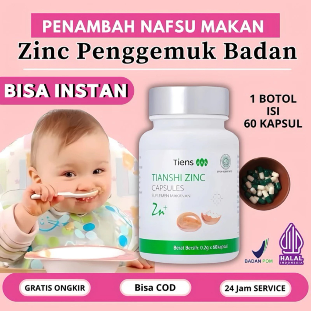 Zinc Tiens Anak untuk Anak & Bayi GTM