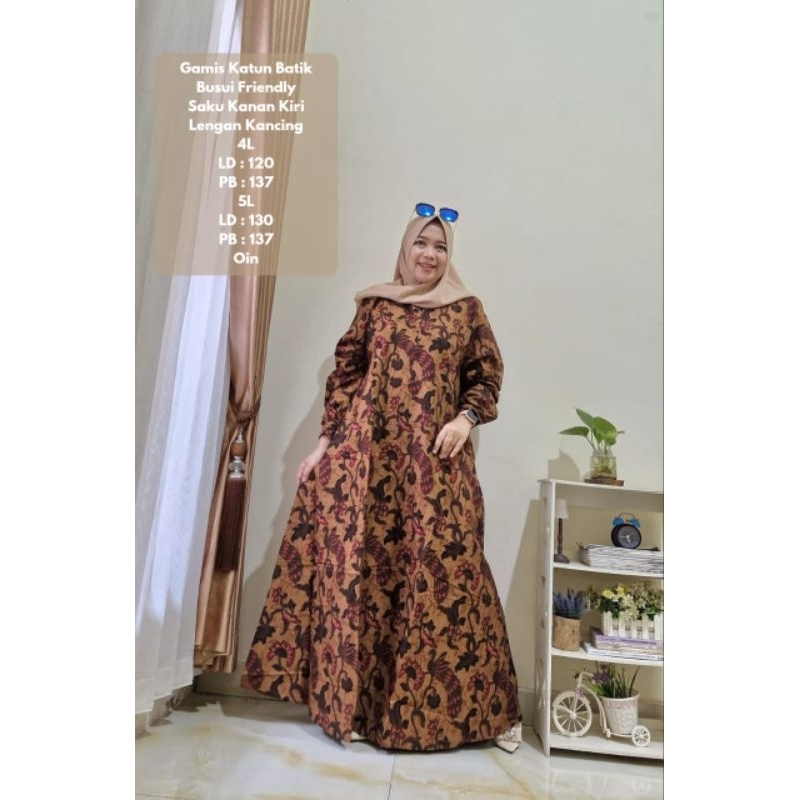 Gamis Lidya Batik JB