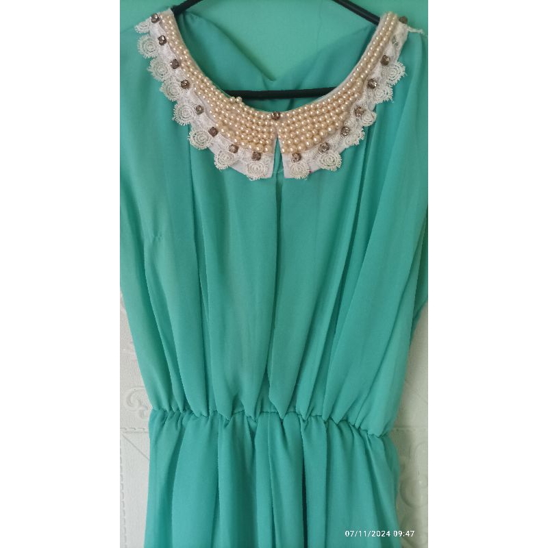 gamis drees syari mewah pesta pl like new