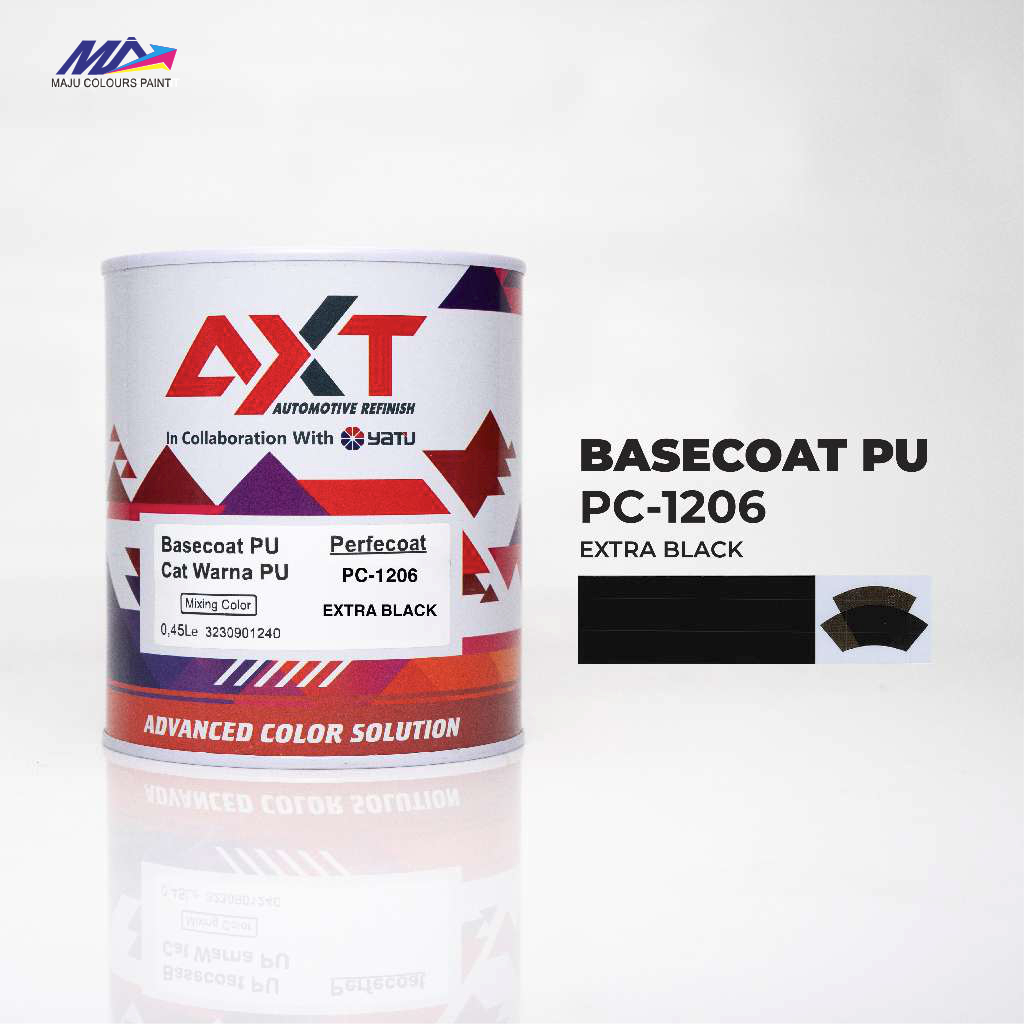 AXT PU Produk BELKOTE Basecoat PC 1206 Extra Black