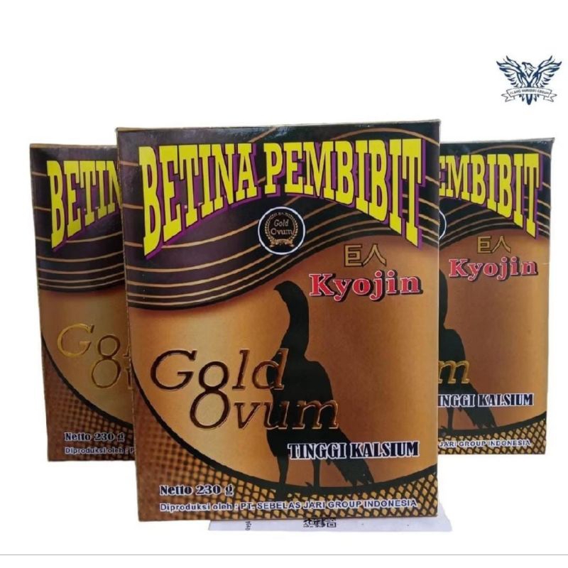 Kyojin Gold Ovum Betina pembibit 230gr Pakan Ayam Vitamin Ayam Bangkok, Ayam Laga, Ayam Laga