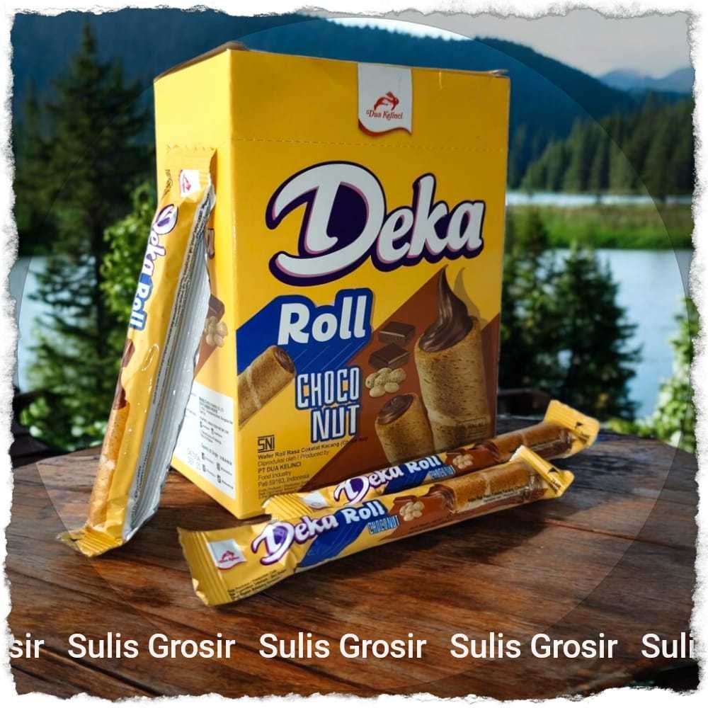 

Deka Wafer Roll Choco Nut 1 Box Isi 24 pcs