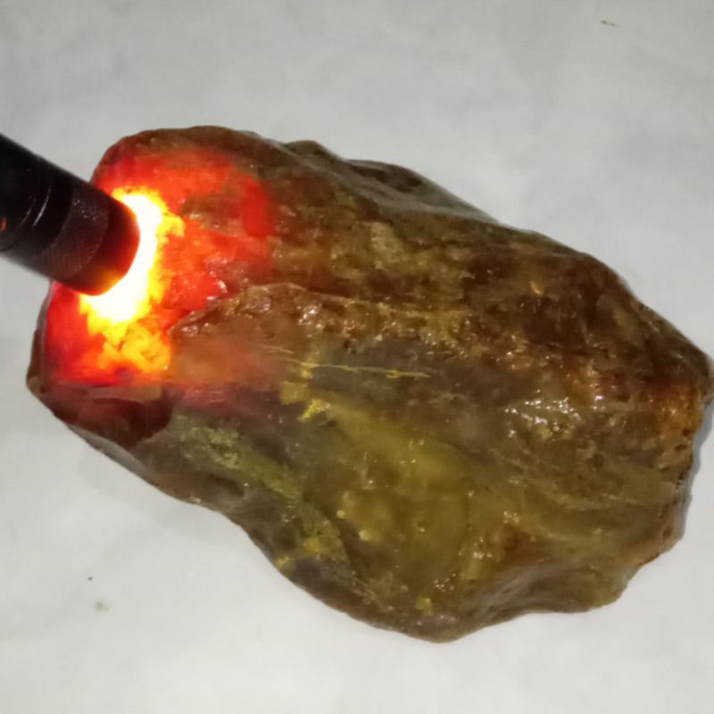 Natural Bahan Batu Cempaka Merah Kristal HQ