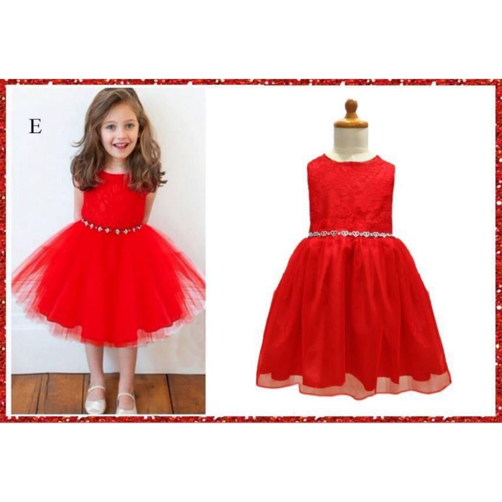 Melody Dress Natal Anak /Dress Christmas Anak