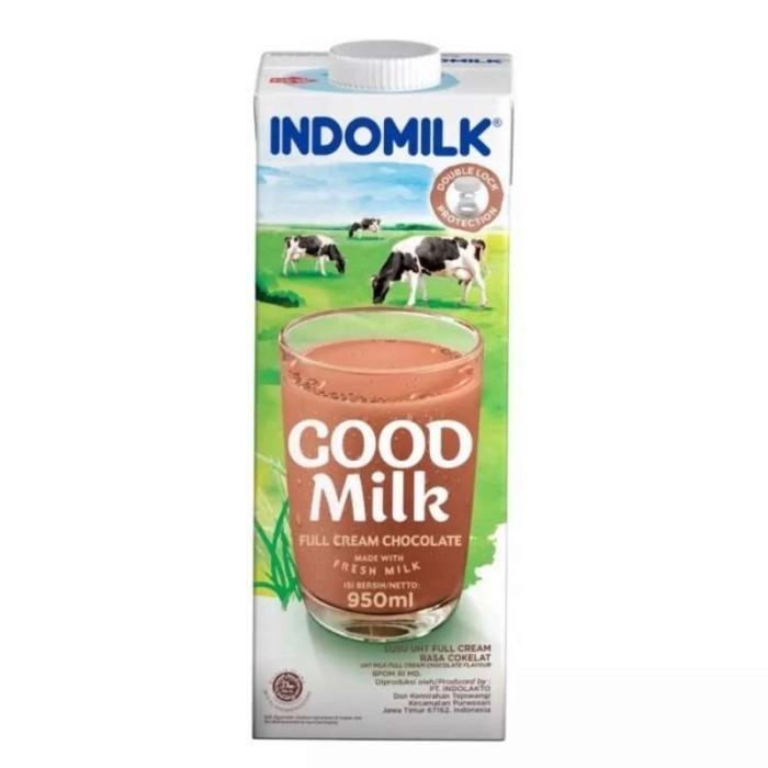 

Susu UHT Indomilk GoodMilk 950mL Chocolate / Full Cream