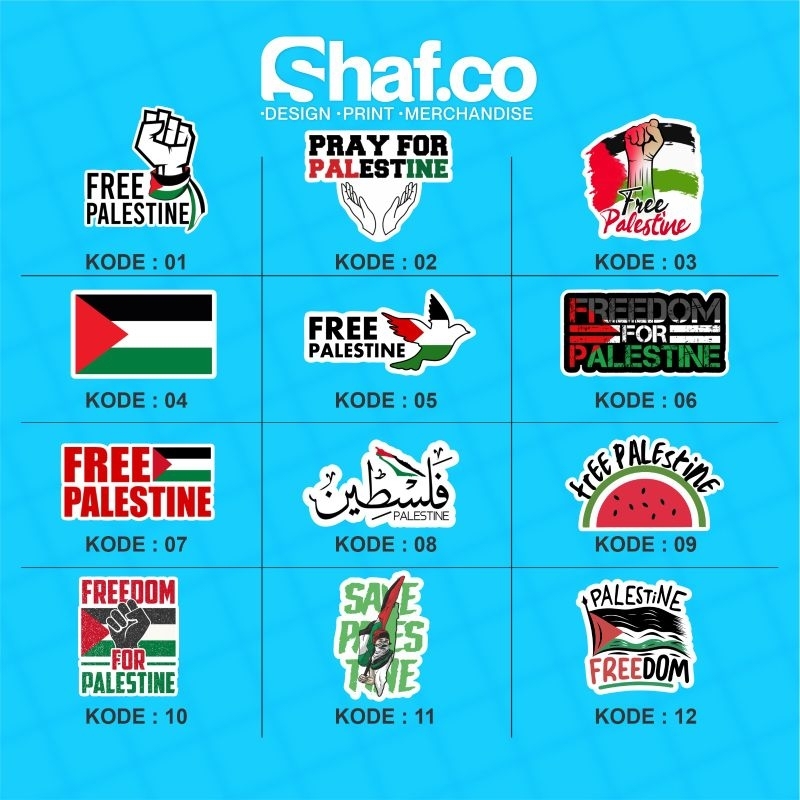 

STICKER FREE PALESTINE // STICKER SAVE PALESTINE // STICKER PALESTINE // STICKER KEREN // STICKER BENDERA PALESTINE // STICKER VINYL PUTIH DAN HOLOGRAM