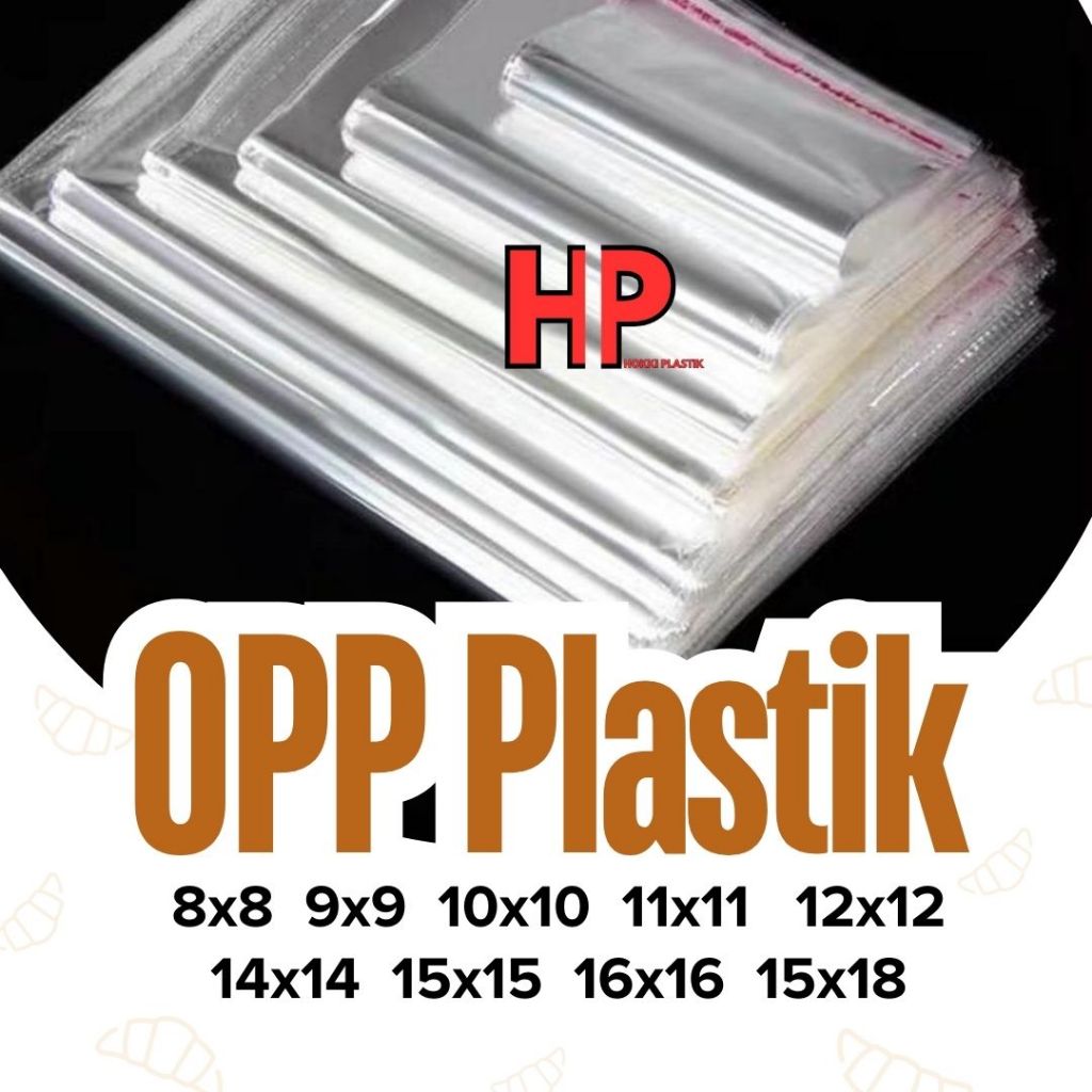 

Plastik Lem OPP Bening Undangan, Plastik Baju OPP isi 100 Lembar