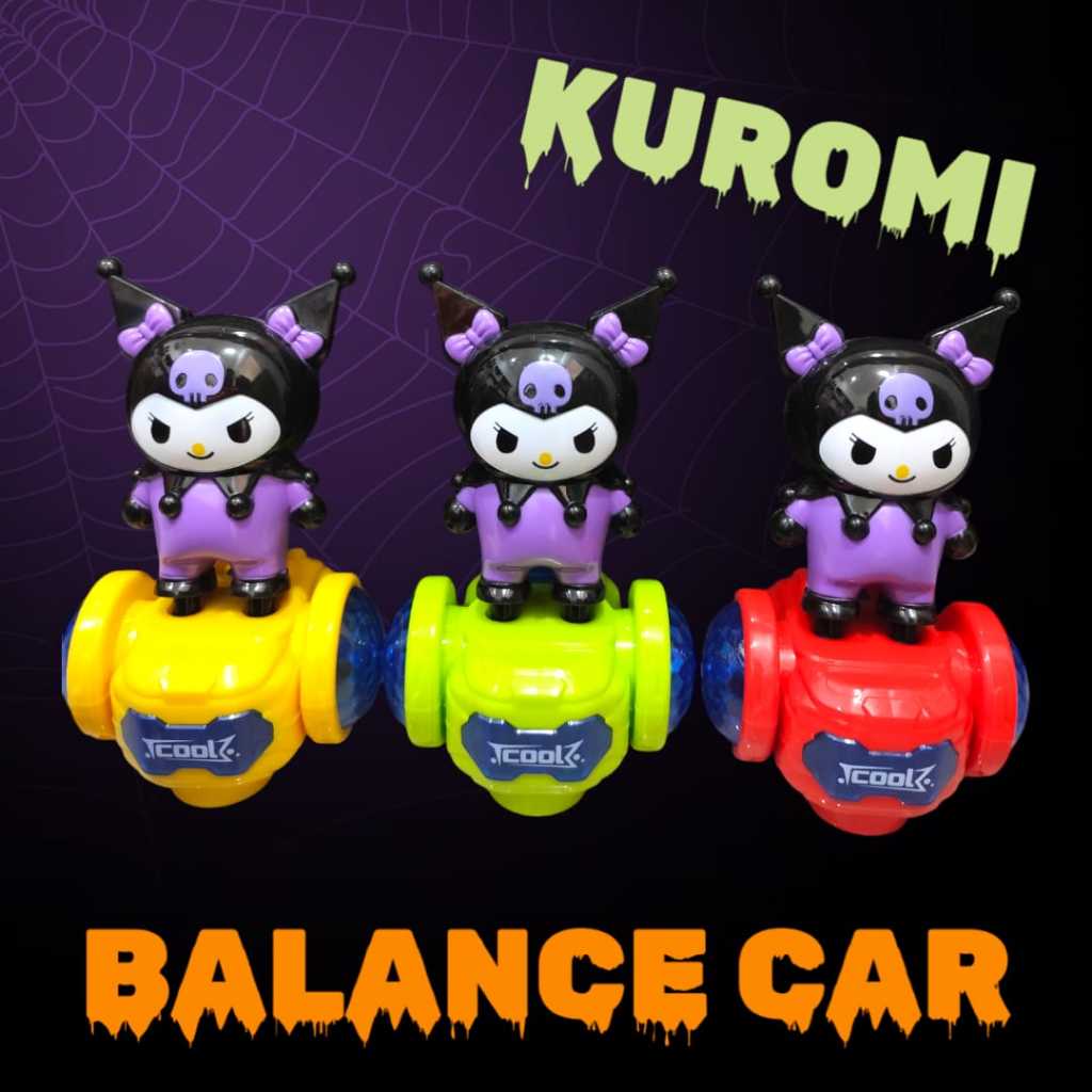 GM MAINAN ANAK MOBIL MOBILAN BALANCE CAR SANRIO KUROMI MELODY POMPOMPURIN CINAMORROL CAPYBARA LABUBU