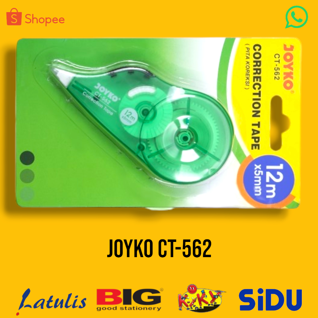 

Correction Tape Pita Koreksi Joyko CT-562