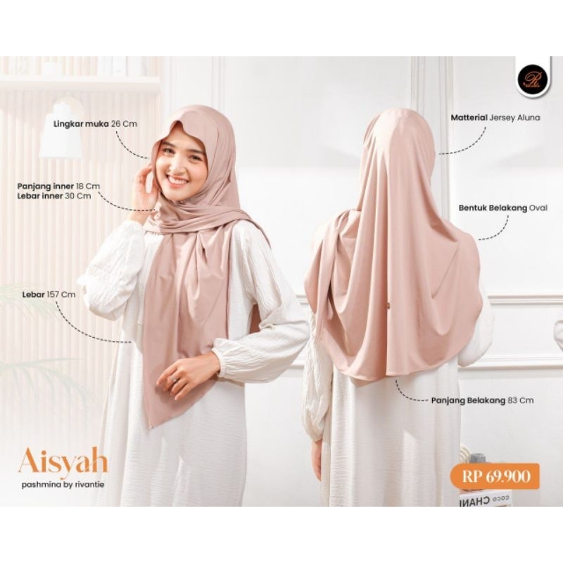 Aisyah Pashmina instan by Rivantie Hijab Pashmina Inner
