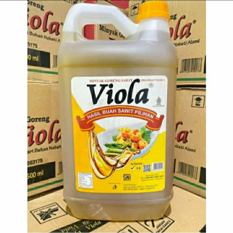 

Minyak goreng viola 5 liter jirigen