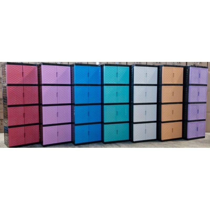 lemari cabinet plastik susun 4