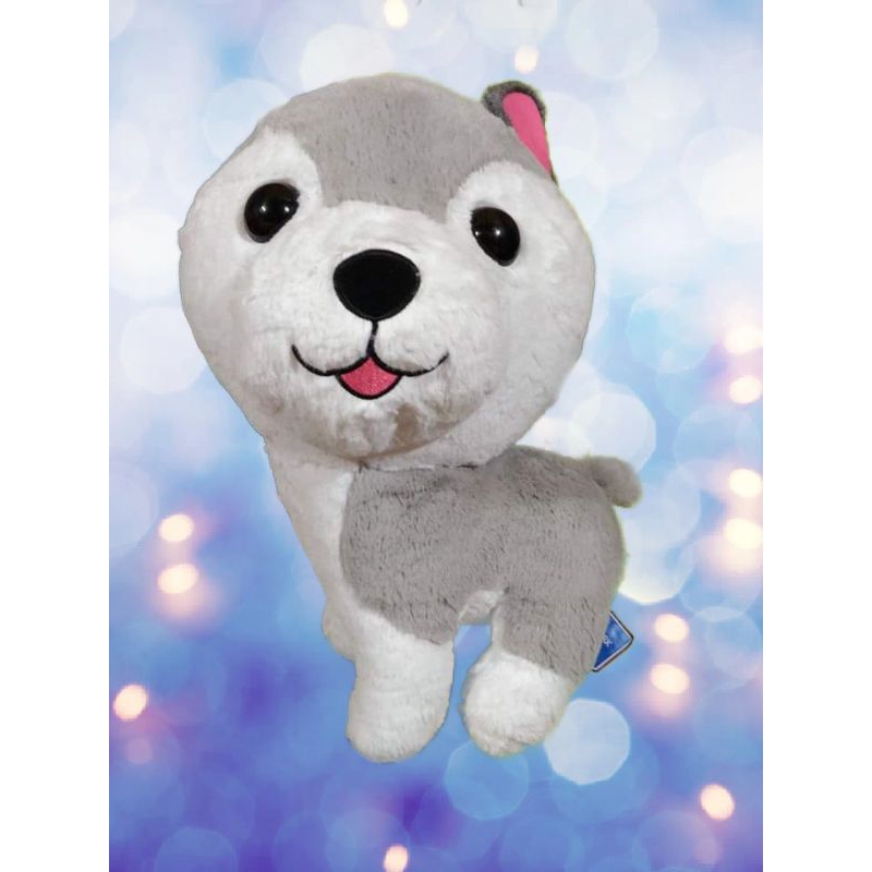 Siberian Husky plush toy big Boneka Ocean Park Hong Kong