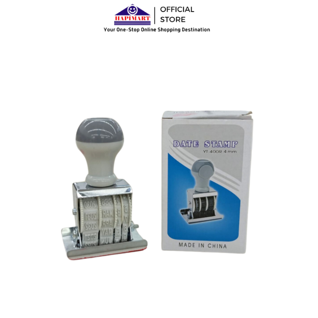 

Date Stamp Tanggal Bulan Tahun Stampel Tanggal Murah Bagus Dengan Pegangan Ergonomis ATK