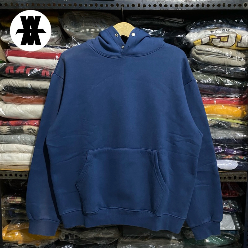 Gamma Gallery Blank Snap Button Hood Biru Size M 65x63  Minor