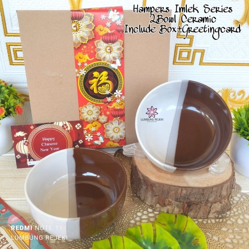 

Hampers Set Mangkok Twotone 2 Warna Cantik Hadiah Wedding Ultah Hadiah mangkok keramik Twotone