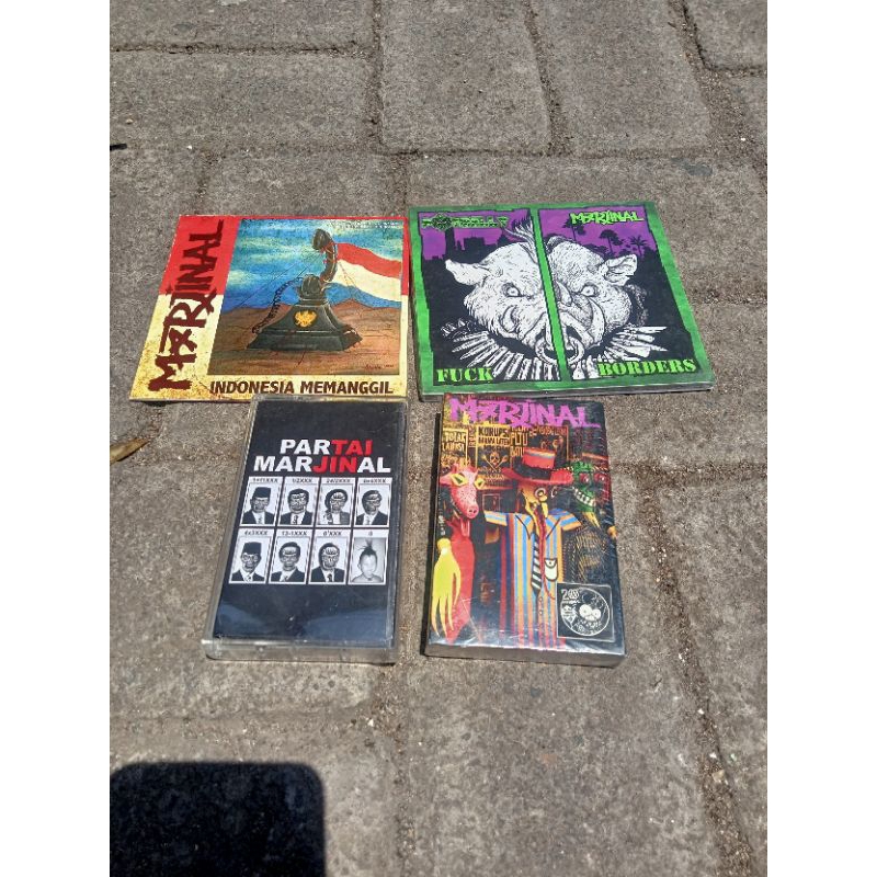 marjinal cd dan kaset pita sepaket