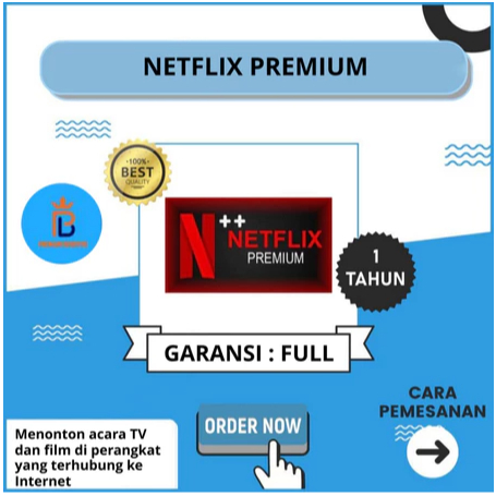 PAKET NETFLIX MASA AKTIF 1 TAHUN MURAH BERGARANSI
