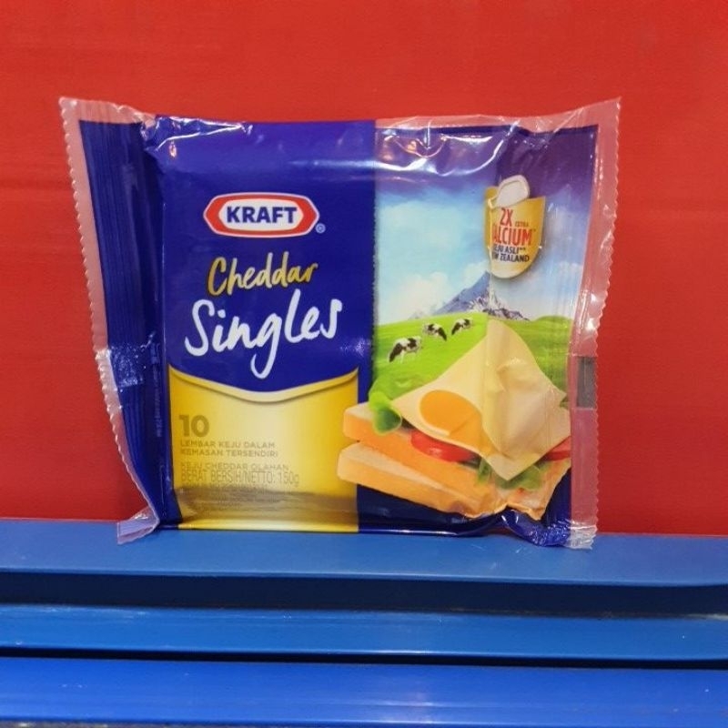 

Kraft Cheddar Simgles 10 Slices 150gr