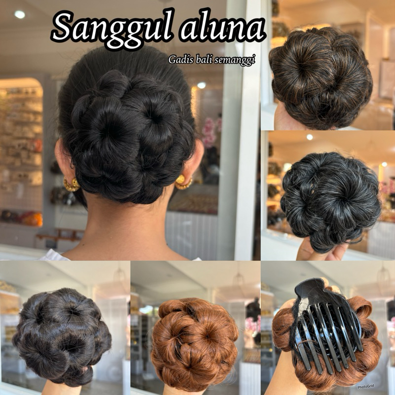 Sanggul jepit aluna/ sanggul modern