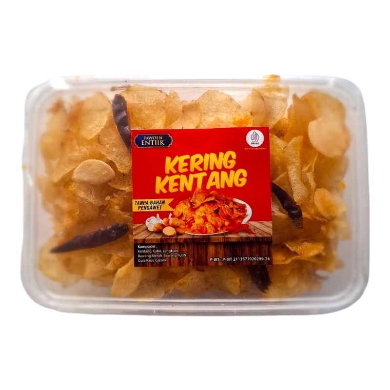 

Kering Kentang Pecel 99 Madiun Tanpa Bahan Pengawet 220gr