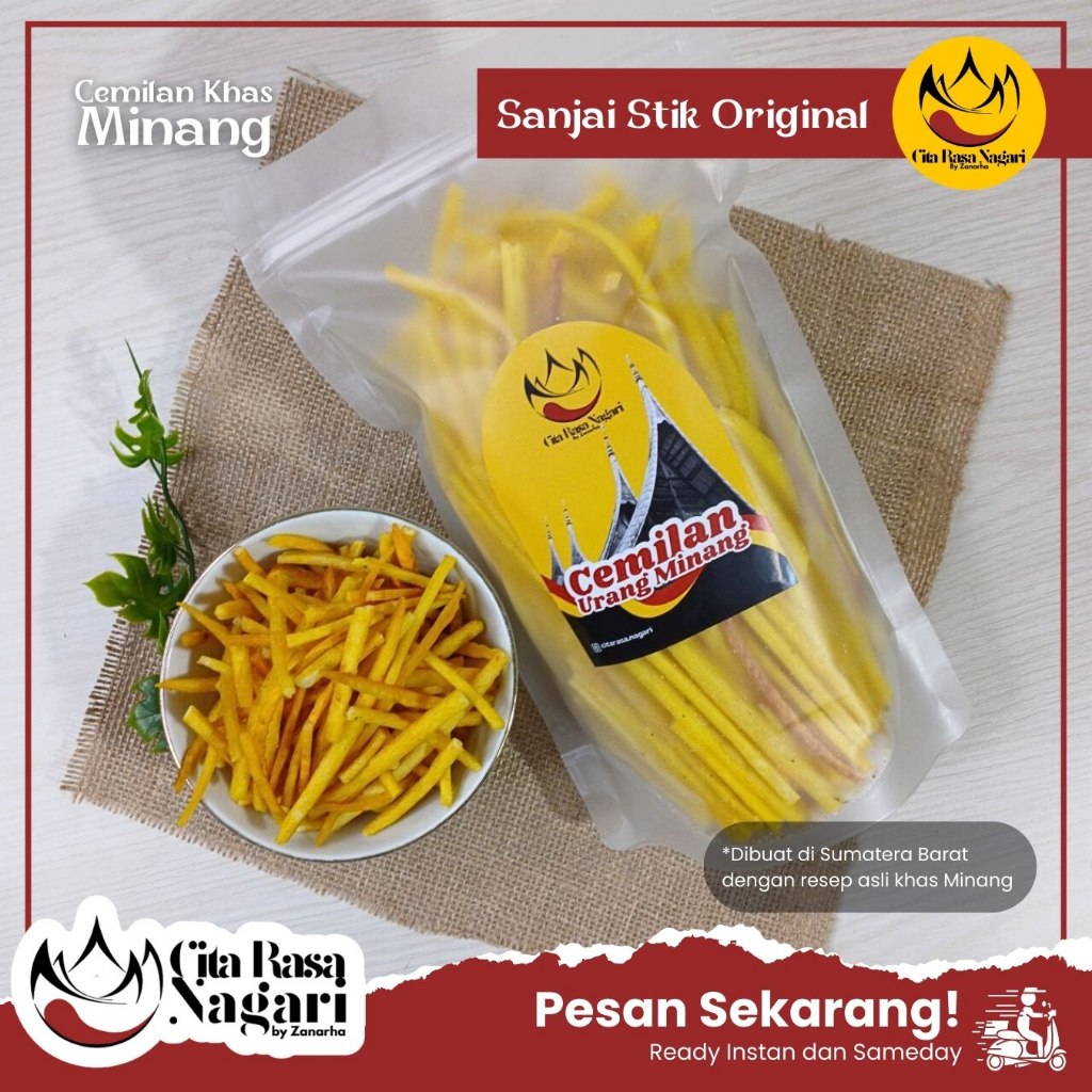 

Sanjai Stik Original 100 gr Singkong Lidi Stik Original Cemilan Khas Minang Oleh-Oleh khas Padang Kerupuk Keripik Kripik Singkong– Cita Rasa Nagari