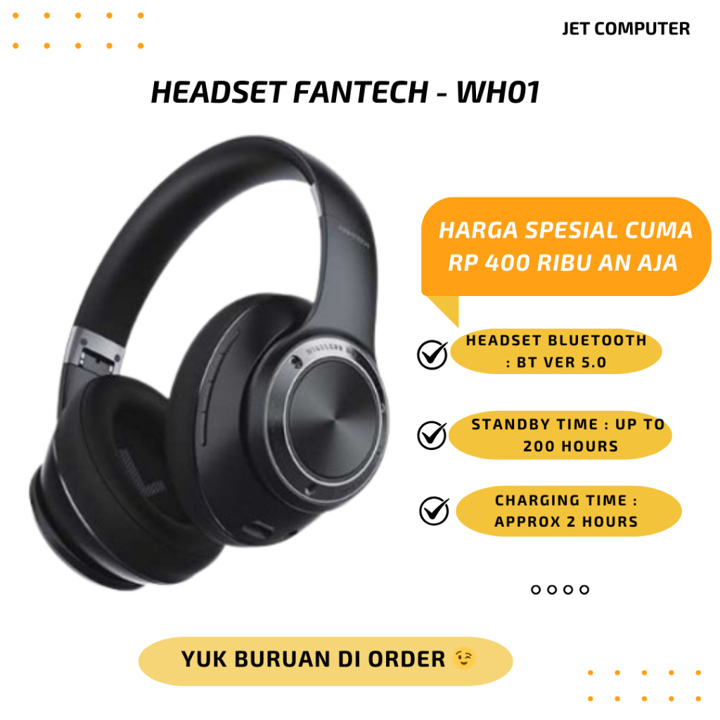 HEADSET FANTECH WH01 ORIGINAL