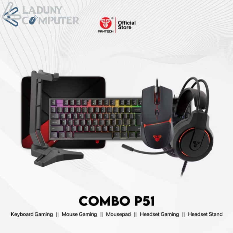 Fantech P51 Combo 5 in 1 Gaming Set