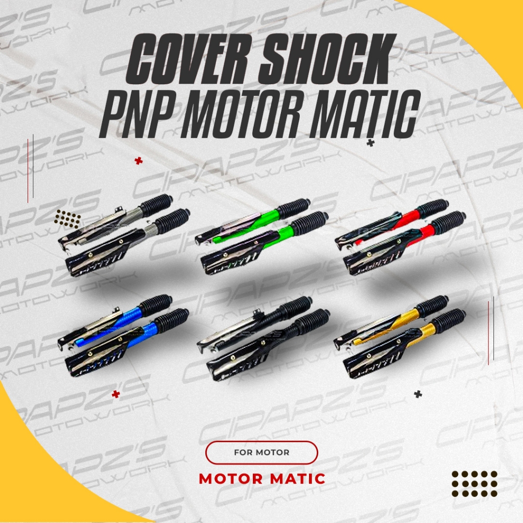 COVER SHOCK DEPAN MATIC PLUS KARET / ACCESORIES SHOCK DEPAN MATIC / COVER SHOCK DEPAN BEAT STREET / 