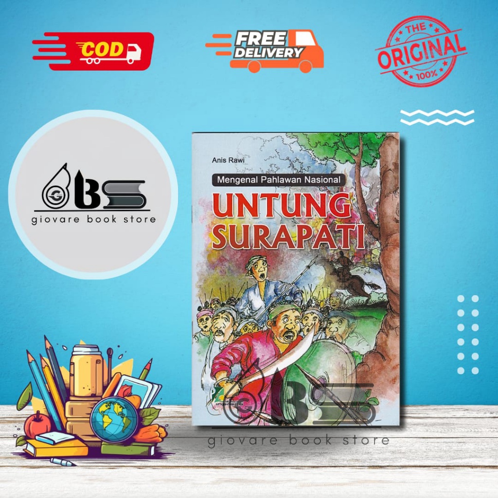 BUKU CERITA UNTUNG SURAPATI | BUKU CERITA PAHLAWAN UNTUNG SURAPATI | MENGENAL PAHLAWAN NASIONAL UNTU