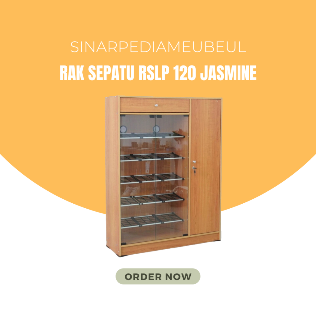 lemari sepatu RSLP 120 rak sepatu sandal shoes rack