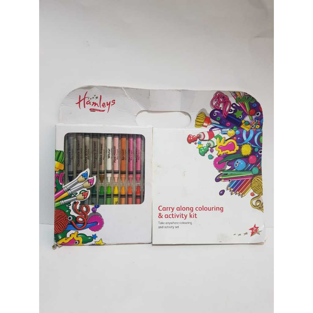 

Hamleys Colouring Stater Kit Crayon dan Buku Mewarnai Ada Pola dan Kertas Kosong