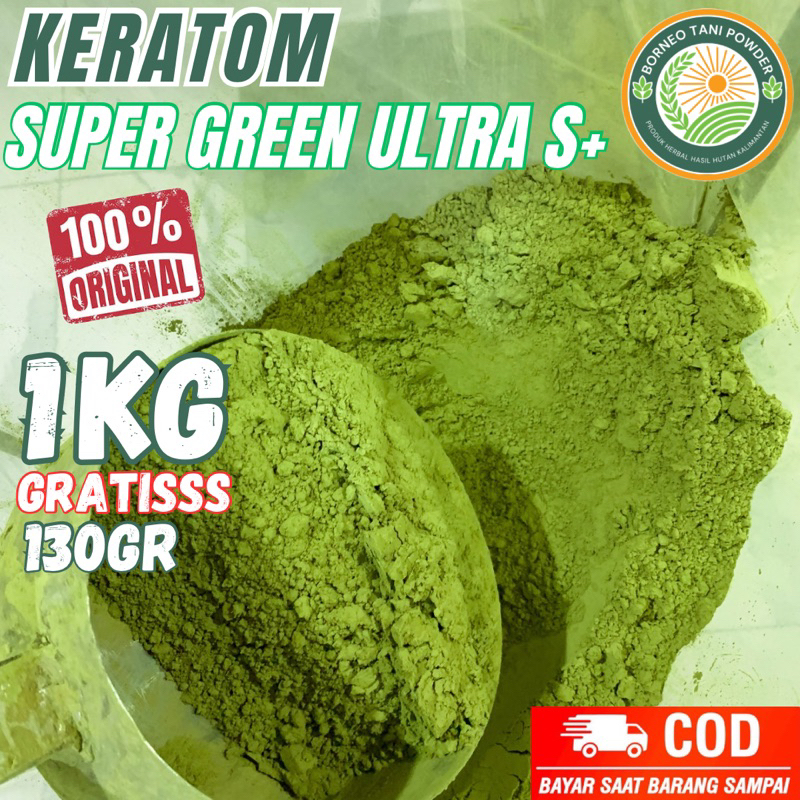 

BORNEO TANI POWDER Bubuk Super Gren Ultra Hijau Herbal Asli Kalimantan Borneo S+++