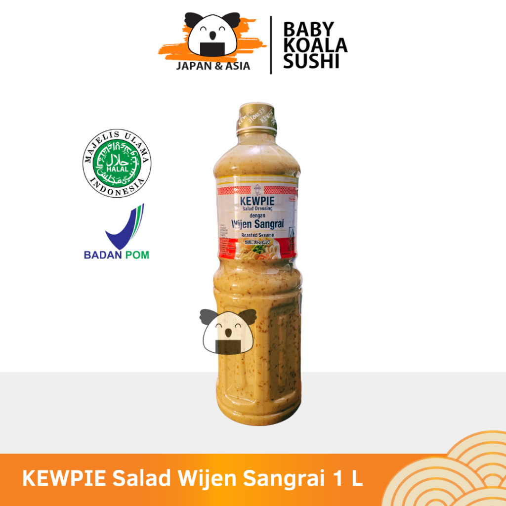 

KEWPIE Salad Dressing Roasted Sesame 1 liter │ Saus Salad Wijen Sangrai