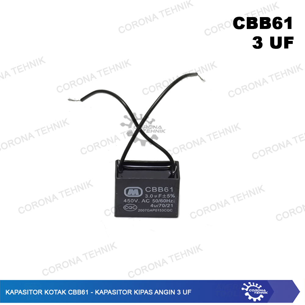 Kapasitor Kipas AC 3 uF
