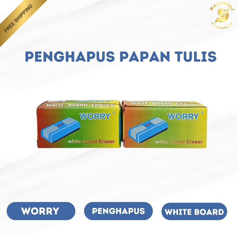

Worry Penghapus Papam Tulis | White Board | Warna Hitam