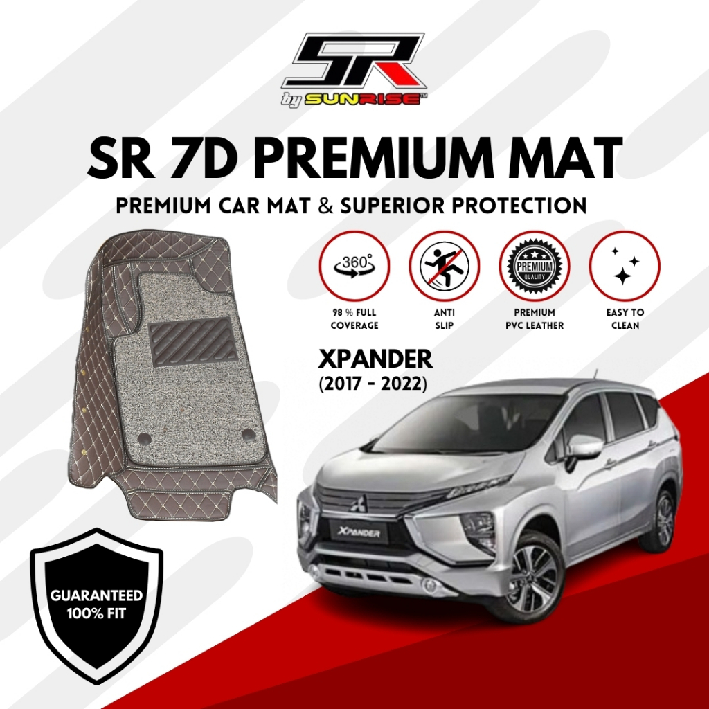 Karpet 7D Emboss Premium By SUNRISE Karpet 7D XPANDER 2017-2022 Karpet 7D XPANDER CROSS Karpet Combo