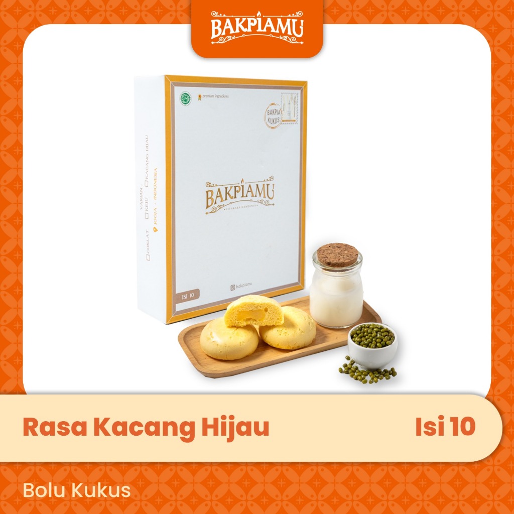 

BAKPIAMU BOLU KUKUS ISI 10 KACANG HIJAU