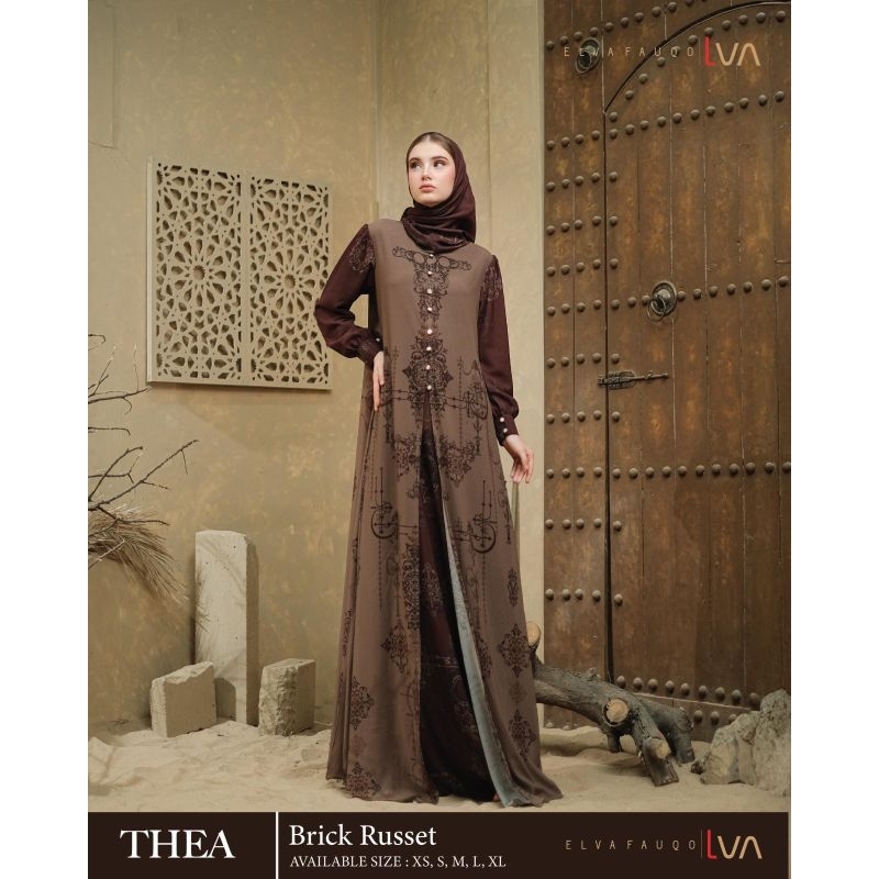Abaya set scarves Thea by LVA syari