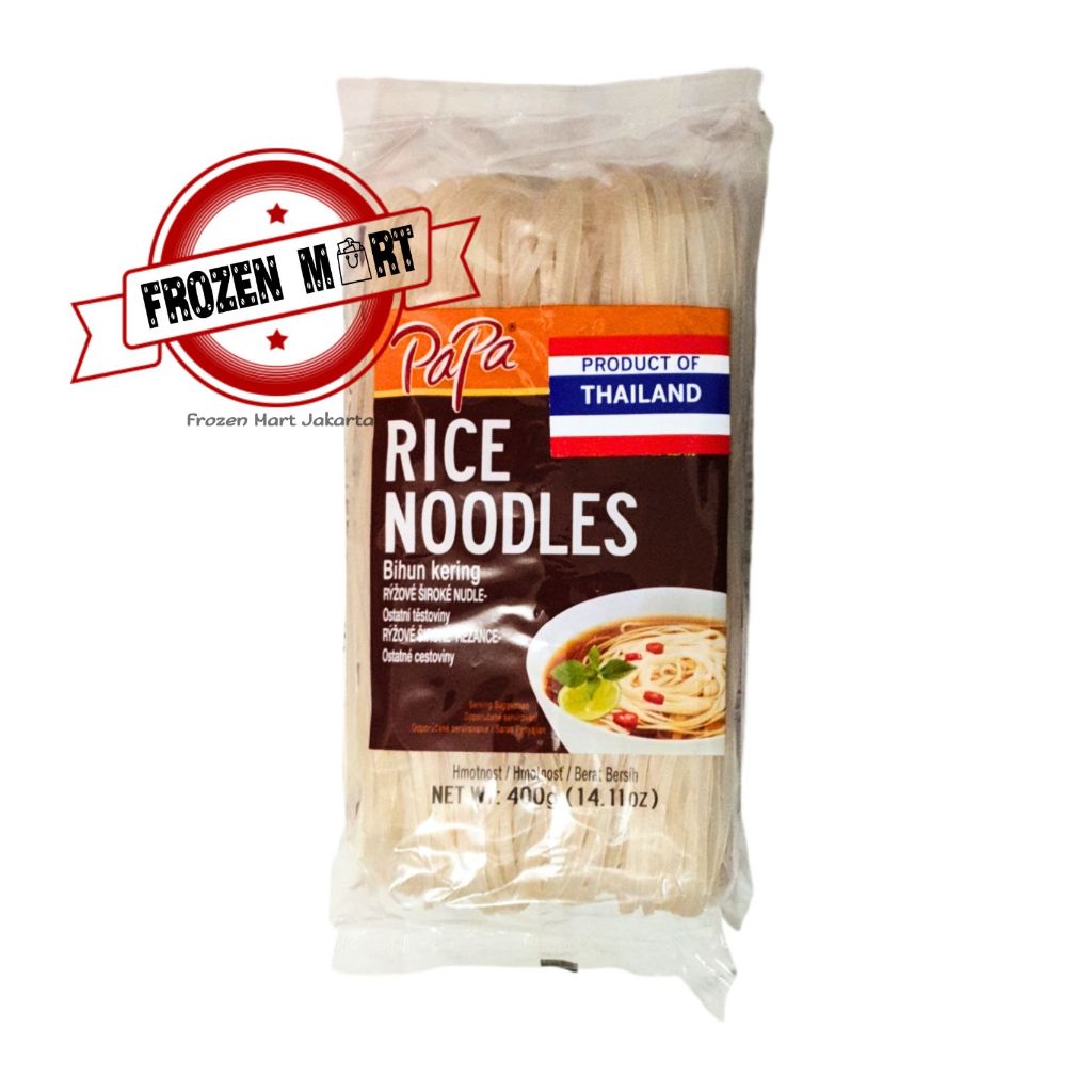 

PAPA Rice Noodles / Kwetiaw Kering Vietnam / Pho Noodle 400Gr