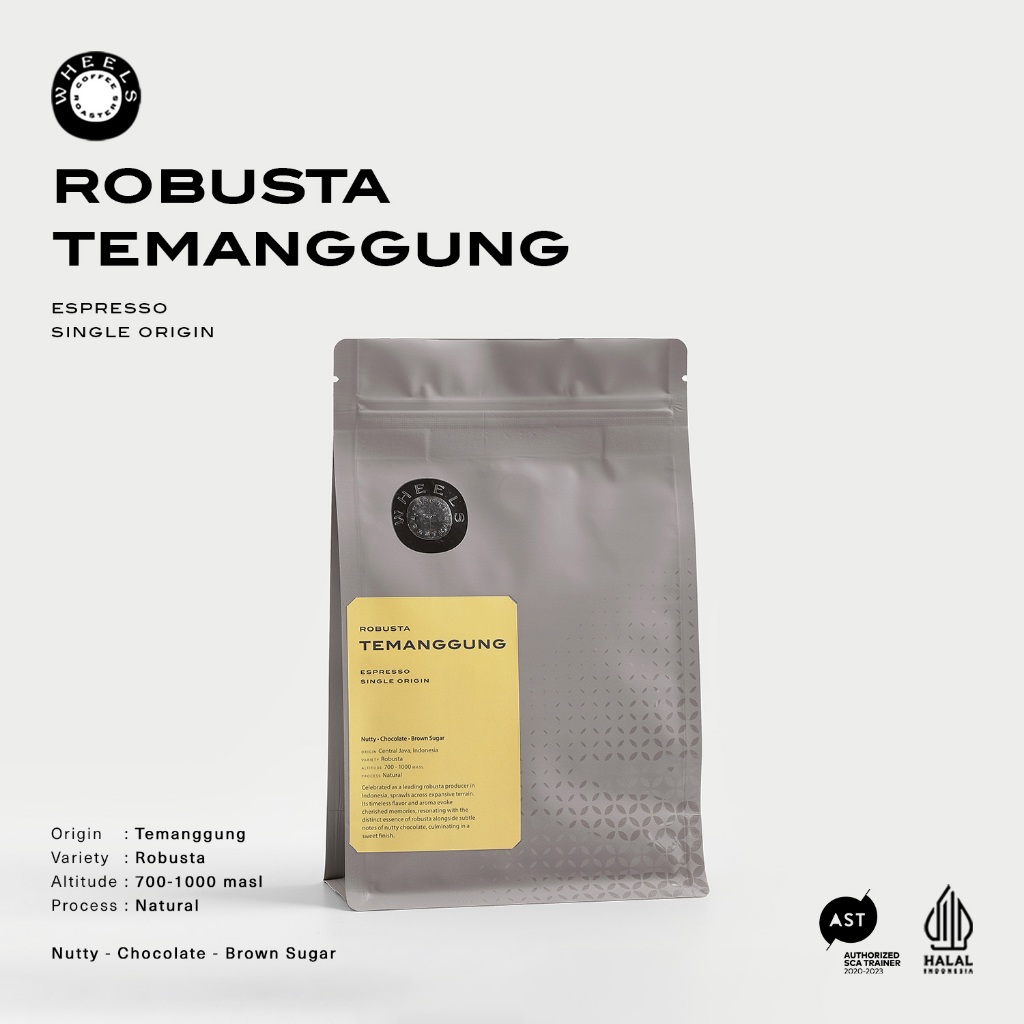 

Single Origin Espresso Robusta Coffee : Robusta Temanggung