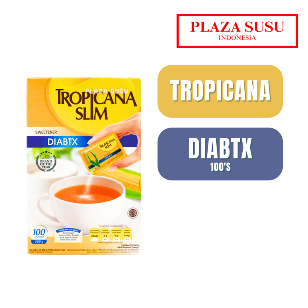 

TROPICANA SLIM SWEETENER DIABTX 100'S PEMANIS UNTUK DIABETESI