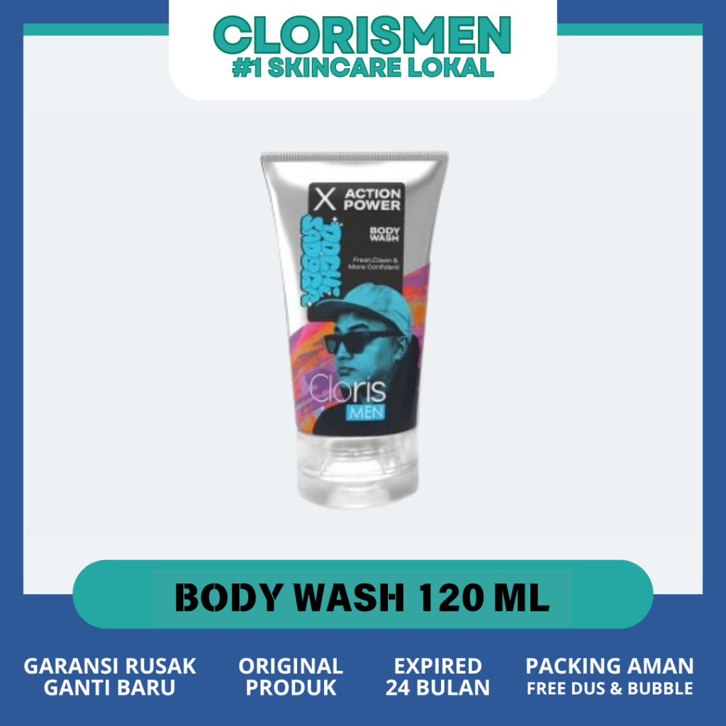 Clorismen x Dochi Sadega Action Power Body Wash - Segar, bersih & lebih Percaya Diri