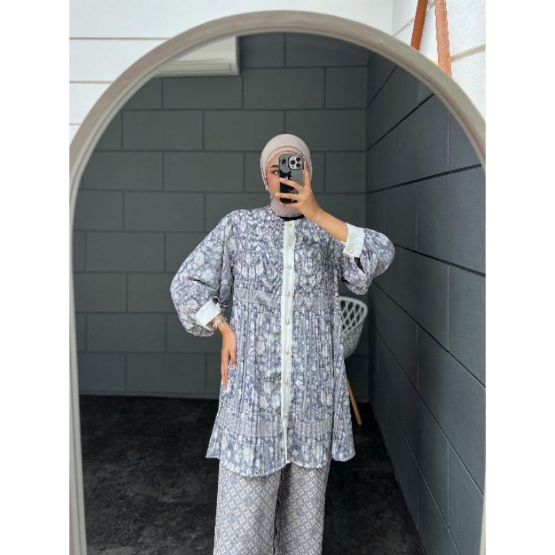 FARIS FASHION // STELAN TUNIK WANITA // GHANIA SETT TUNIK