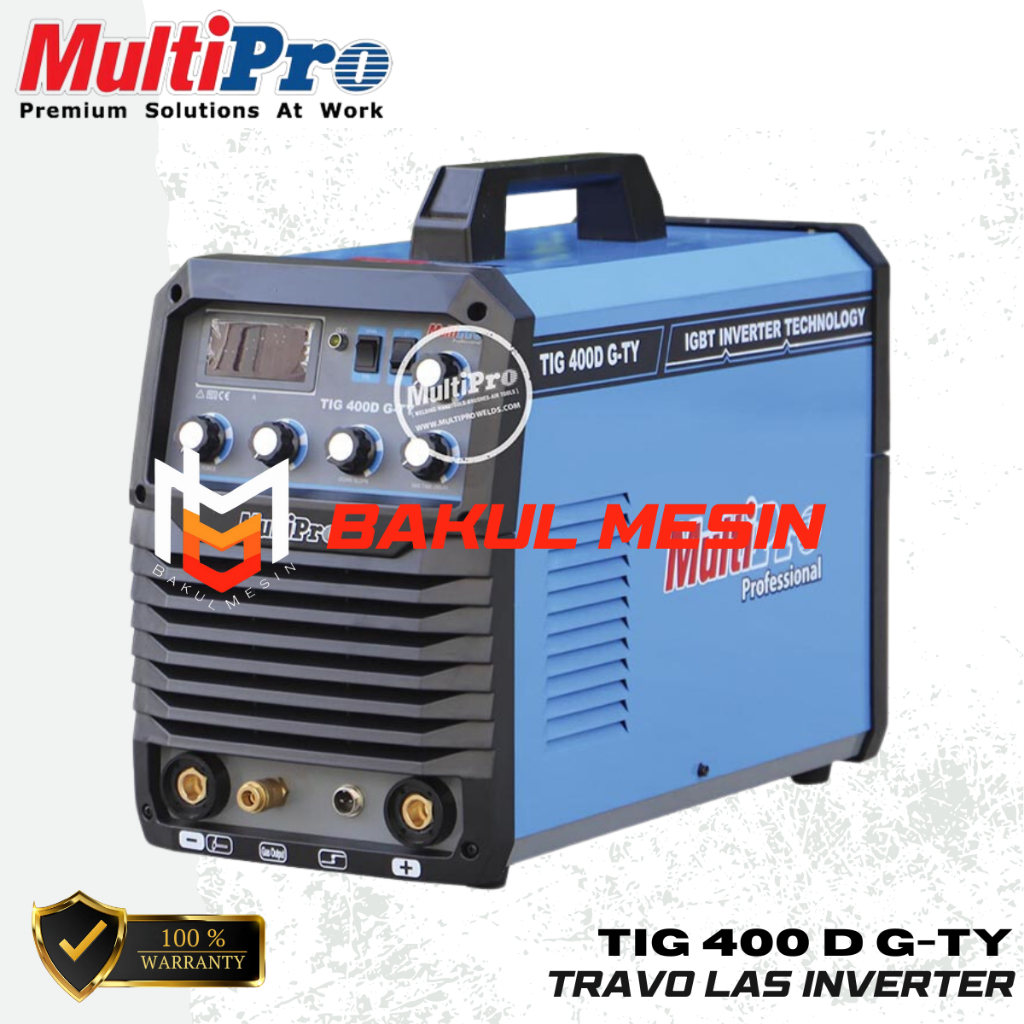 MULTIPRO TIG 400 D G-TY Trafo Las TIG400 INVERTER Mesin Las TIG / MMA