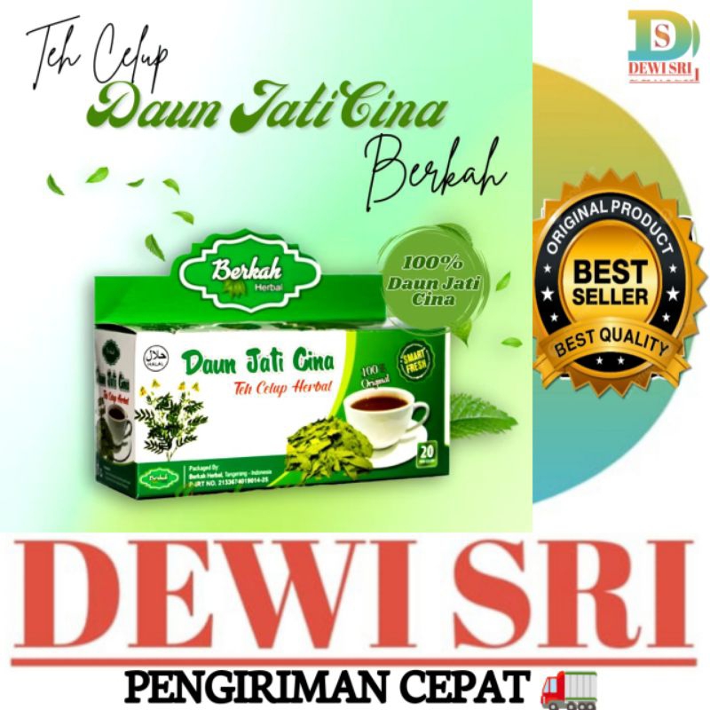 

Teh DAUN JATI CINA Berkah Teh Celup Herbal 1Box.