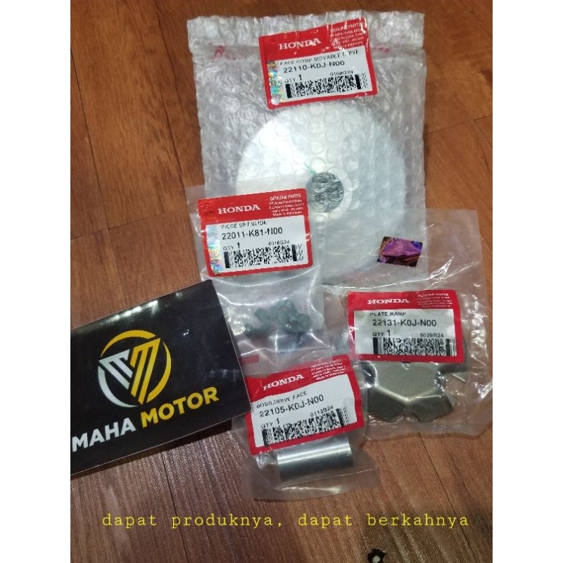 satu set rumah roller genio, terdiri dari 22110K0JN00,22105K0JN00,22131K0JN00,22011K81N00