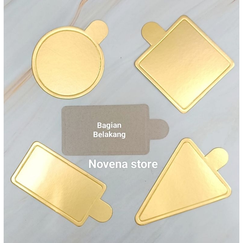 TATAKAN KUE SLICE MINI-ALAS KERTAS KUE DONAT-MINI CAKE BOARD