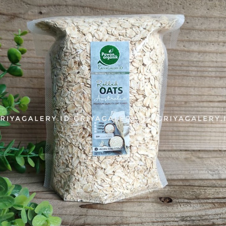 

BERKUALITAS Australian Rolled oat gandum utuh gandum kasar 5g havermut overnight oat organik 5gr diet muesli mpas