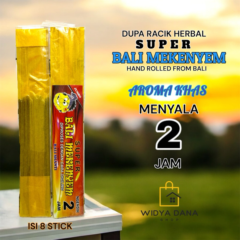 dupa bali mekenyem 2jam 1pack isi 8stick